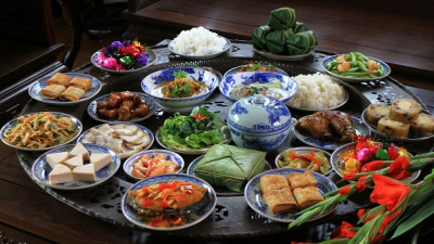 Mâm cố ngày Tết mang những nét đặc trưng