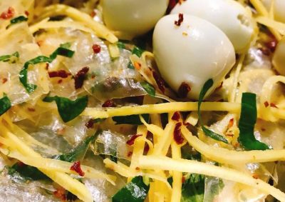 Bánh tráng trộn sa tế