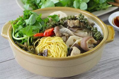 Bao tử lợn hầm tiêu xanh nước dừa